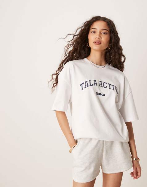 Tala - Active - Hvid T-shirt med applikation - view 1