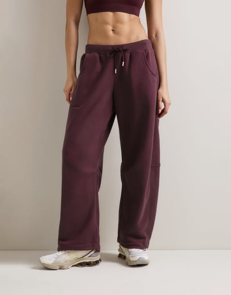 Tala barrel leg trackies in fig - view 1