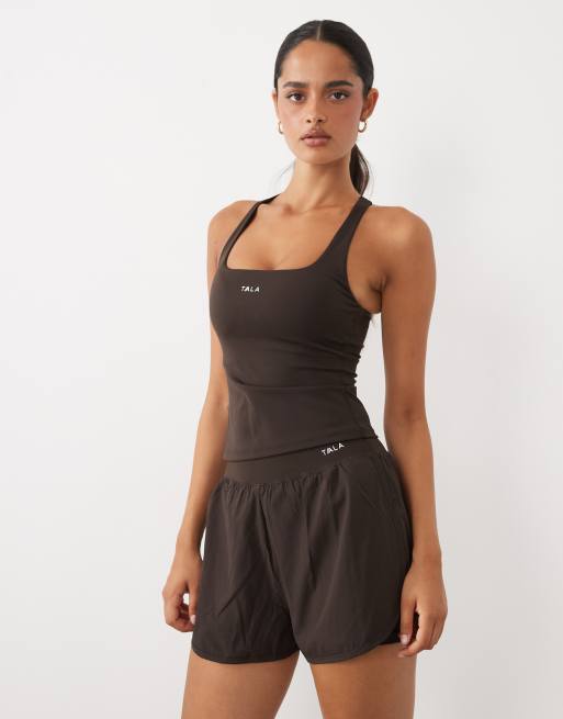 TALA Built-in 2in1 shorts in americano, 2 of 5