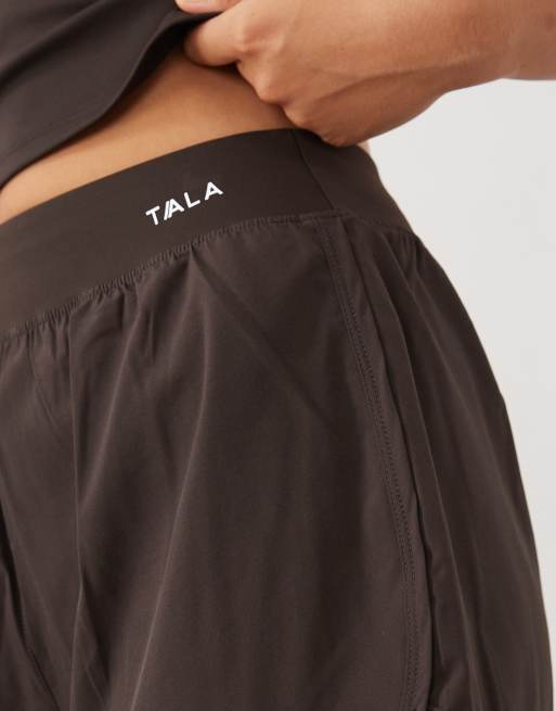 TALA Built-in 2in1 shorts in americano, 3 of 5