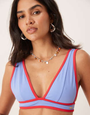 Tala Contrast Plunge Bikini Top