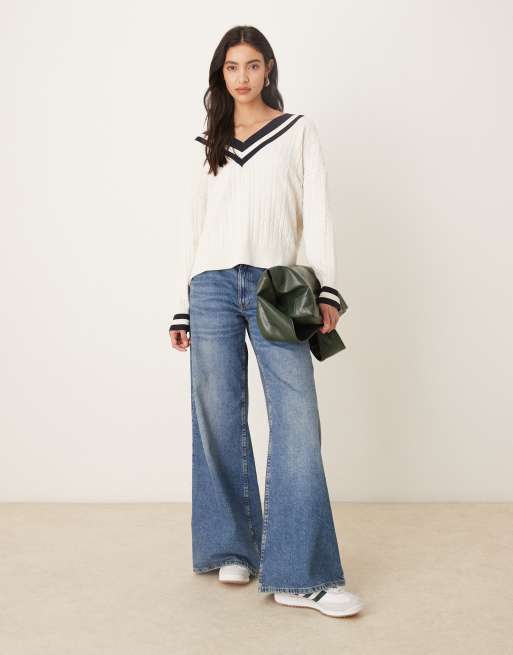 TALA cricket jumper in ivory - IVORY, 3 of 4