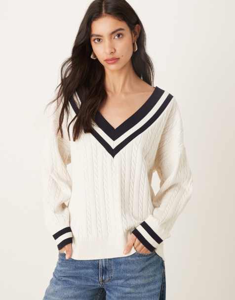 Tala cricket jumper in ivory - view 1
