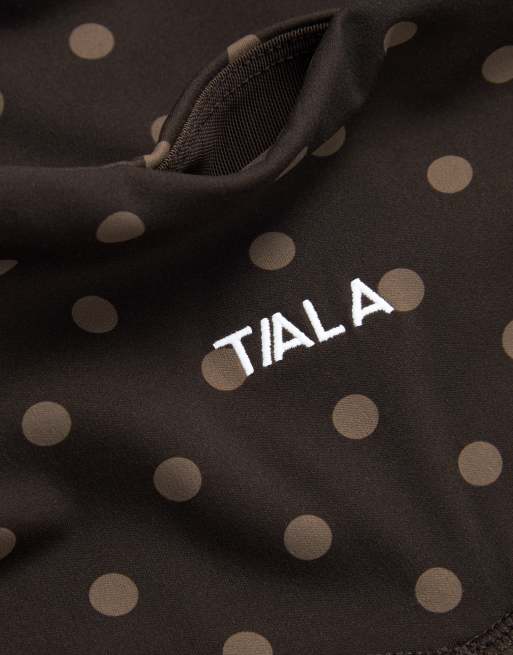 TALA DayFlex capri pants in brown polka dots, 4 of 5