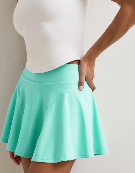 TALA - DayFlex - Falda pantalón azul cian vaporosa, 2 de 4