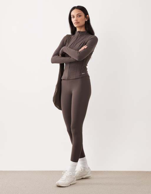 Tala - DayFlex - Giacca marrone caffellatte con zip, 2 di 4