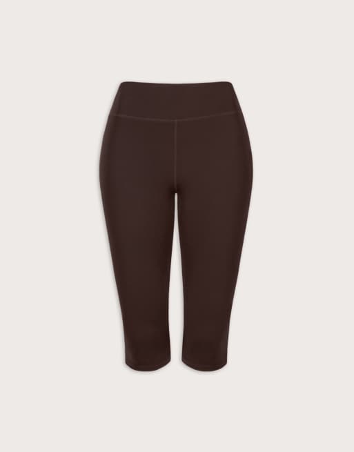 TALA DayFlex high waist capri leggings in brown, 3 of 3