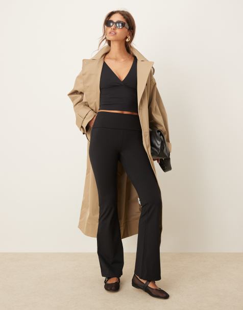 Tala - DayFlex - Pantalon de yoga évasé à taille rabattue - Noir - view 1