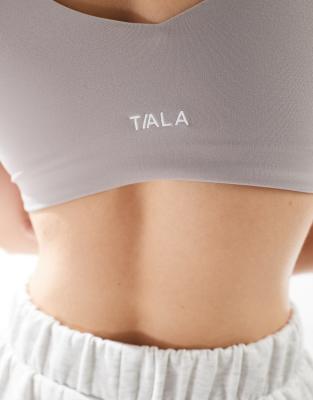 Tala Dayflex Push Up Sports Bra In Brown