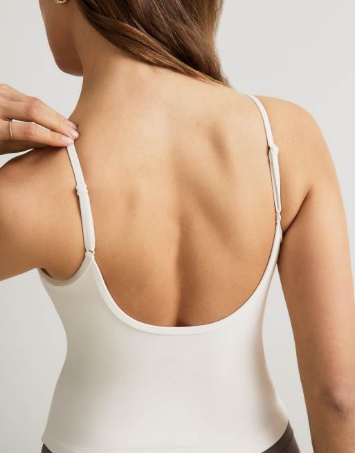 TALA DayFlex scoop back singlet in coconut milk, 2 of 4