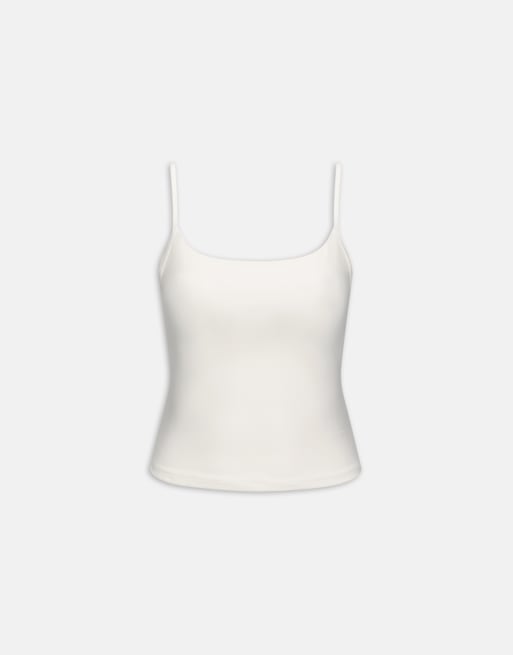 TALA DayFlex scoop back singlet in coconut milk, 4 of 4
