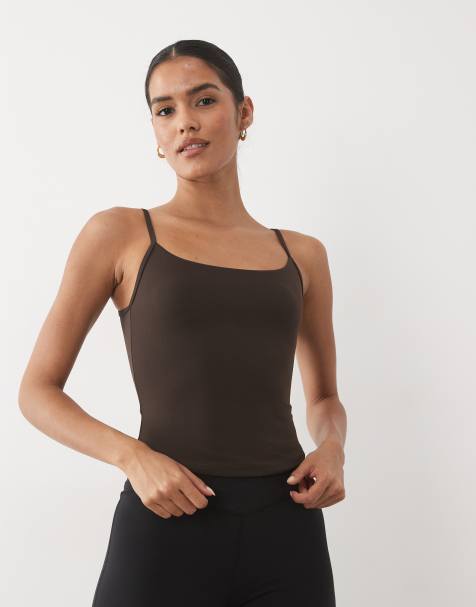 TALA DayFlex scoop back vest in brown - view 1