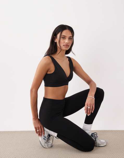 TALA - DayFlex - Sorte højtaljede slå-om-leggings - view 1