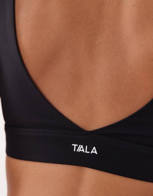 Tala - Dayflex - Sport-bh met V-hals in shadow black, 3 van 4
