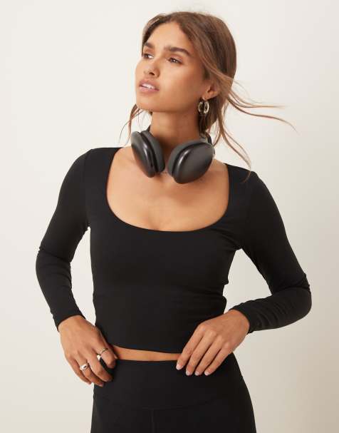 tala - DayFlex - Top a maniche lunghe nero con scollo rotondo - view 1