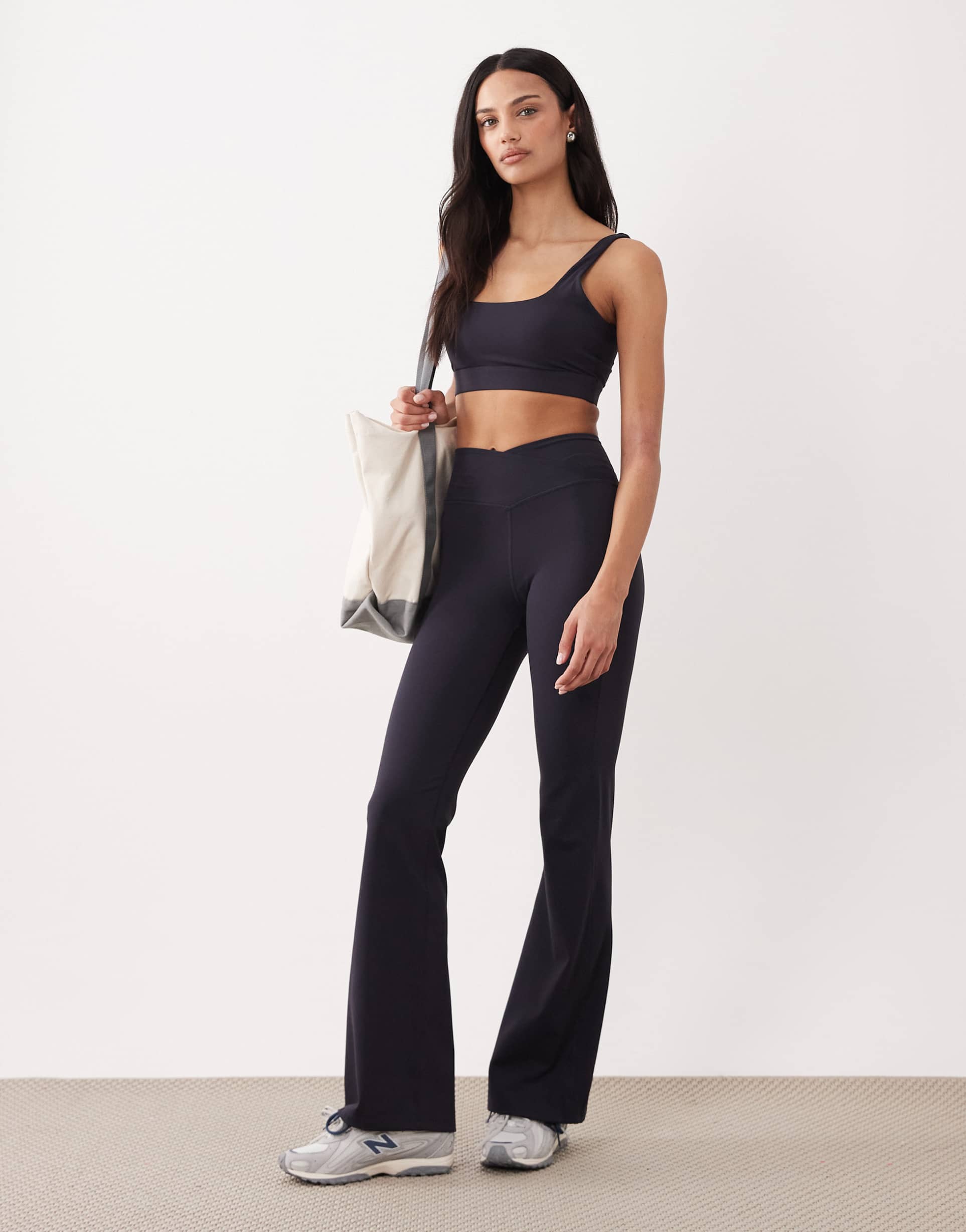 tala dayflex wrap high waisted legging in midnight navy