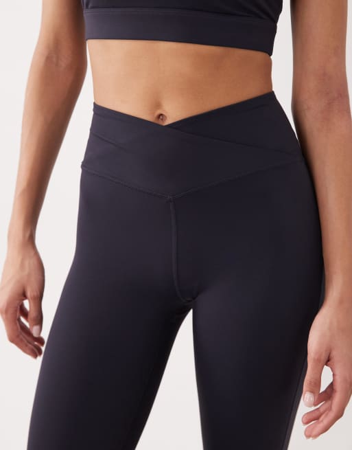 Tala DayFlex wrap high waisted legging in midnight navy, 3 of 5