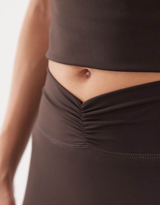 Tala DayFlex wrap high waisted leggings in americano, 4 of 5