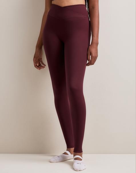 TALA Dayflex Wrap High Waisted leggings in burgundy - view 1