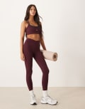 [Tala] Tala DayFlex wrap high waisted leggings in fig-Purple S Fig