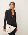 [Tala] Tala DayFlex zip through running jacket in black 4XL BLACK