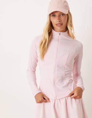 Tala Dayflex Zip Through Running Jacket In Pink