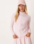 [Tala] Tala DayFlex zip through running jacket in pale pink 14-16 PINK