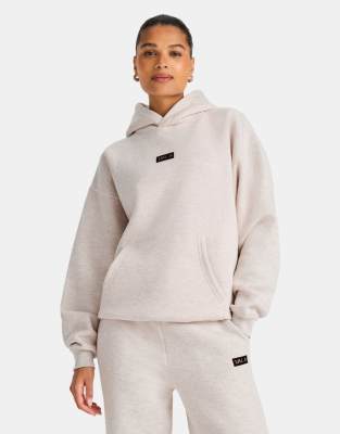 Tala Graphic Oversized Hoodie In Grey