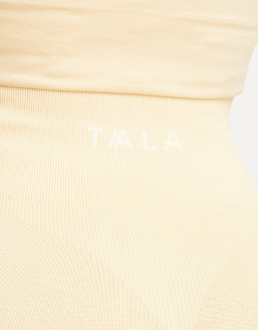 TALA – Hosta – Limonkowe krótkie legginsy – tylko w ASOS , 3 z 4