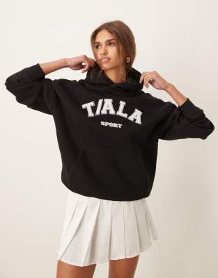 TALA - Kapuzenpullover in Schwarz mit Logo