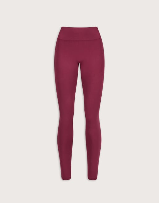 Tala - Legging sculptant sans coutures à fronces - Rouge cerise, 3 de 3