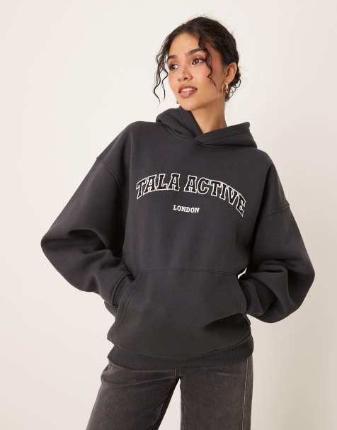Tala logo hoodie in black - view 1
