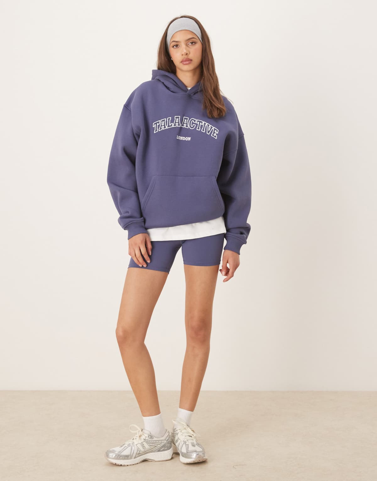 Tala logo hoodie in blue
