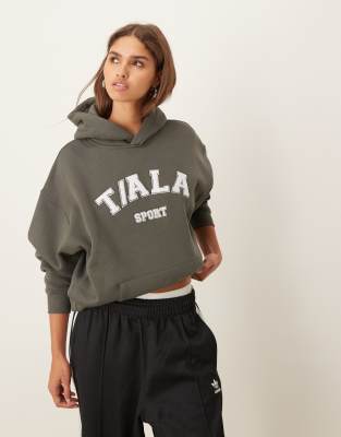 Tala Tala logo hoodie in green