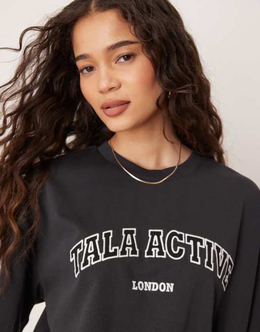 Tala logo short sleeve t-shirt in black