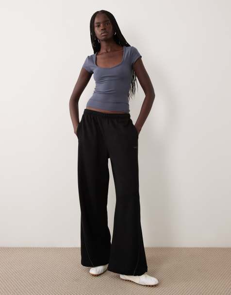 TALA multiway wide leg joggers in black - view 1
