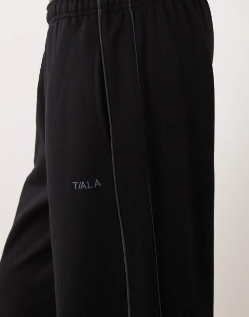 TALA multiway wide leg joggers in black, 5 of 5