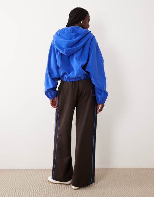 TALA multiway wide leg trackies in americano brown, 3 of 5