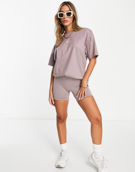 TALA oversized t-shirt in stone exclusive to ASOS, 4 of 4