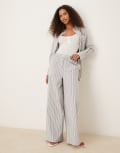 [Tala] Tala poplin pants in blue stripe-Grey 16-18 GREY