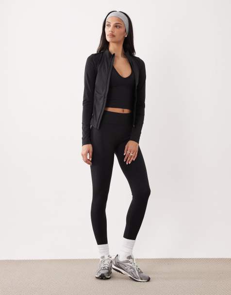 TALA - Sculpt - Leggings avvolgenti in vita senza cuciture nero mélange - view 1