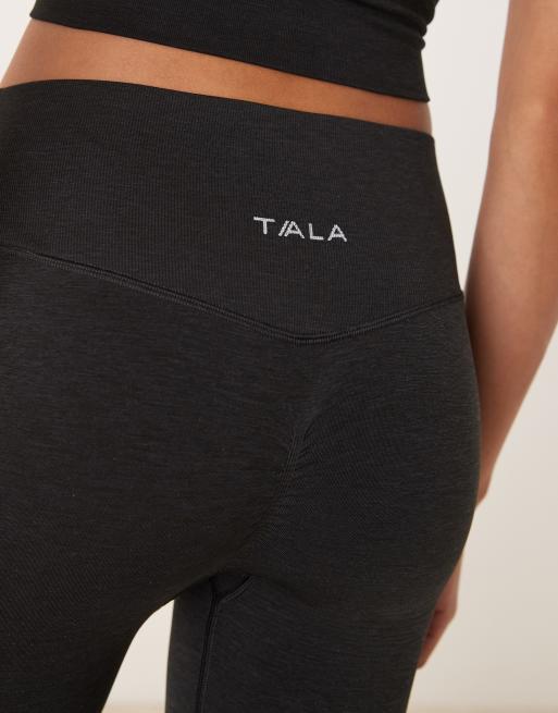Tala Sculpt seamless wrap waist scrunch leggings in black, 5 of 5