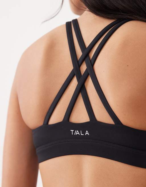 TALA - Skinluxe - Brassière de sport croisée dans le dos - Noir, 4 de 4