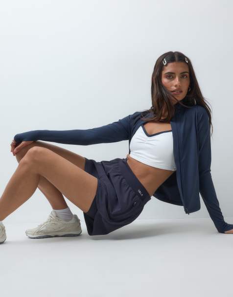 TALA Skinluxe built-in 2-in-1 shorts in navy