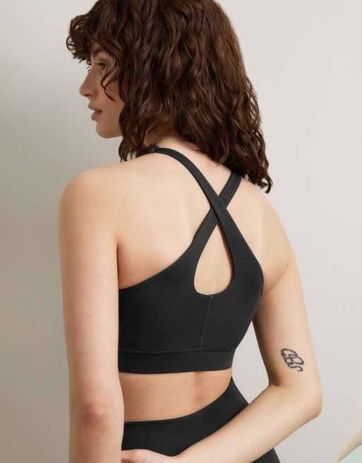 TALA SkinLuxe crossback sports bra in shadow black, 2 of 3