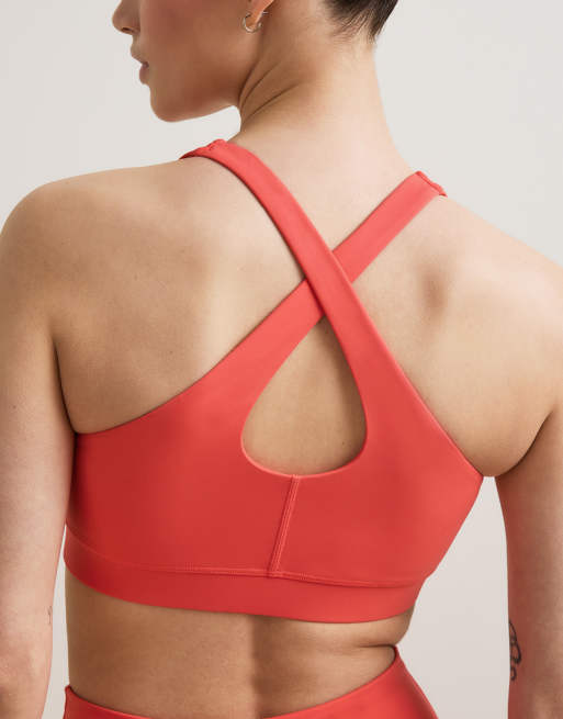 Tala SkinLuxe crossback sports bra in soft coral - CORAL