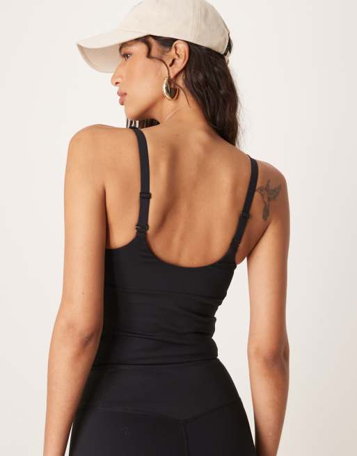 TALA - Skinluxe - Débardeur à encolure dégagée avec soutien intégré - Noir, 3 de 4