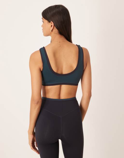 Tala SkinLuxe double layer bra in midnight navy, 4 of 4