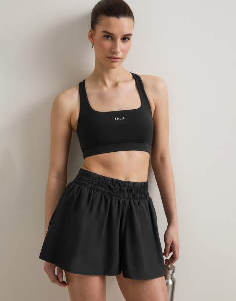 Tala SkinLuxe floaty short in shadow black - view 1