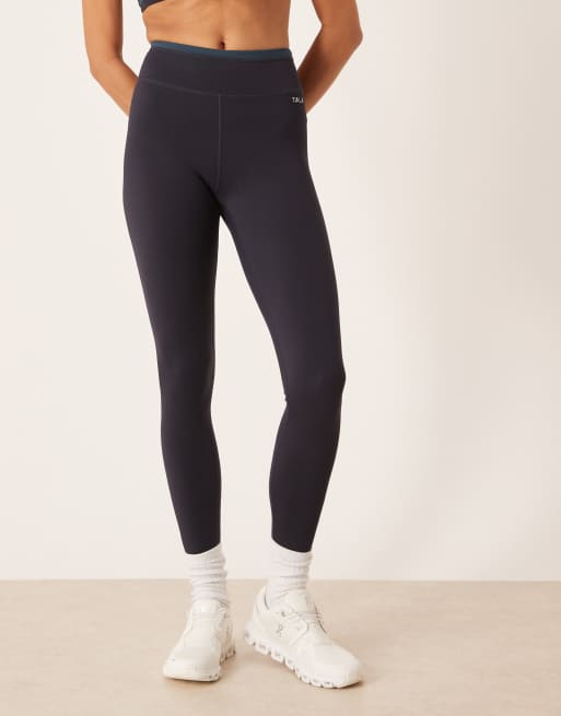 TALA – SkinLuxe – Granatowe legginsy z podwójną talią, 2 z 5